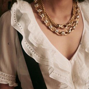 Sezane Alyna Shirt french Size 38